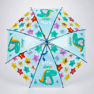 Little Surprise Box Dino Print Kids Umbrella Blue | The Mom Store - Monsoon Wear
