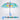 Little Surprise Box Dino Print Kids Umbrella Blue | The Mom Store - Monsoon Wear