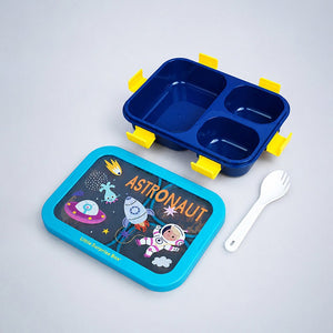 Little Surprise Box Dinosaur World Lunch Box | The Mom Store - Blue Lunch Box