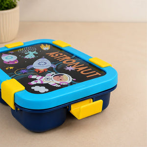 Little Surprise Box Dinosaur World Lunch Box | The Mom Store - Blue Lunch Box