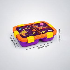 Little Surprise Box Dinosaur World Lunch Box | The Mom Store - Orange Lunch Box