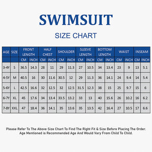 Little Surprise Box Dive 2 - Piece Kids Swimsuit Set with Front - Zip Jacket & Shorts - 4 - 5 Years Kids Swimwear