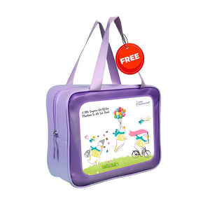 Little Surprise Box Dive Purple & Teal Geometric Kids Neoprene Swimsuit - 4 - 5 Years Kids Swimwear