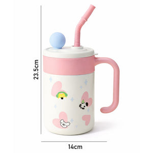 Little Surprise Box Doggy & Pink Hearts Stainless Steel Tumbler 620ml - Tumbler