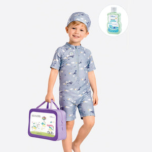Little Surprise Box Dolphin Swimwear - Full Coverage Comfort | The Mom Store - 2 - 3 Years Boys Swimwear