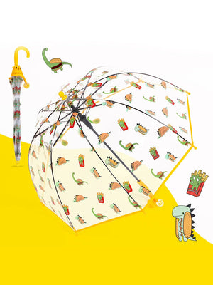 Little Surprise Box, Dome style Transparent Umbrella for Kids, 1 - 5years - LSB - UM - DOME - POPCRNDINO
