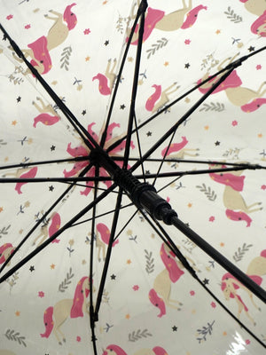 Little Surprise Box, Dome style Transparent Umbrella for Kids, 1 - 5years - LSB - UM - DOME - GARDNWHTUNI