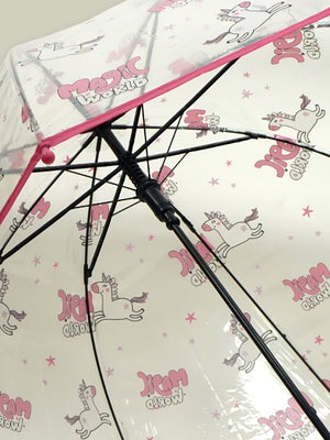 Little Surprise Box, Dome style Transparent Umbrella for Kids, 1 - 5years - LSB - UM - DOME - MAGICWORLD