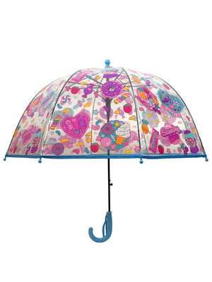 Little Surprise Box, Dome style Transparent Umbrella for Kids, 1 - 5years - LSB - UM - DOME - CANDY