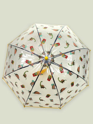 Little Surprise Box, Dome style Transparent Umbrella for Kids, 1 - 5years - LSB - UM - DOME - POPCRNDINO