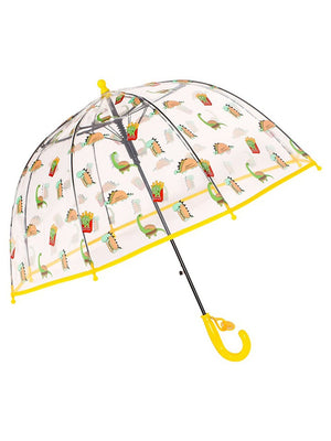 Little Surprise Box, Dome style Transparent Umbrella for Kids, 1 - 5years - LSB - UM - DOME - POPCRNDINO
