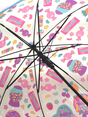 Little Surprise Box, Dome style Transparent Umbrella for Kids, 1 - 5years - LSB - UM - DOME - CANDY