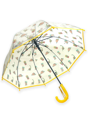 Little Surprise Box, Dome style Transparent Umbrella for Kids, 1 - 5years - LSB - UM - DOME - POPCRNDINO