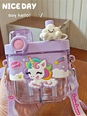 Little Surprise Box, Dual Beverage compartment Tritan Kids Water Bottle, 580ml, 2yrs + - LSB - WB - DUALUNI - TRITAN