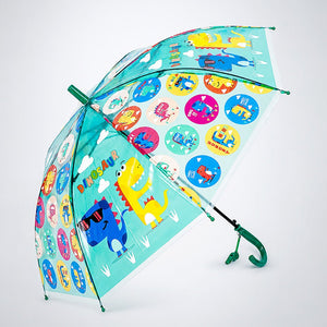 Little Surprise Box Dual Dino Kids Umbrella Green | The Mom Store - Monsoon Wear