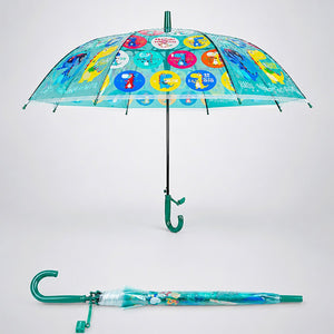 Little Surprise Box Dual Dino Kids Umbrella Green | The Mom Store - Monsoon Wear