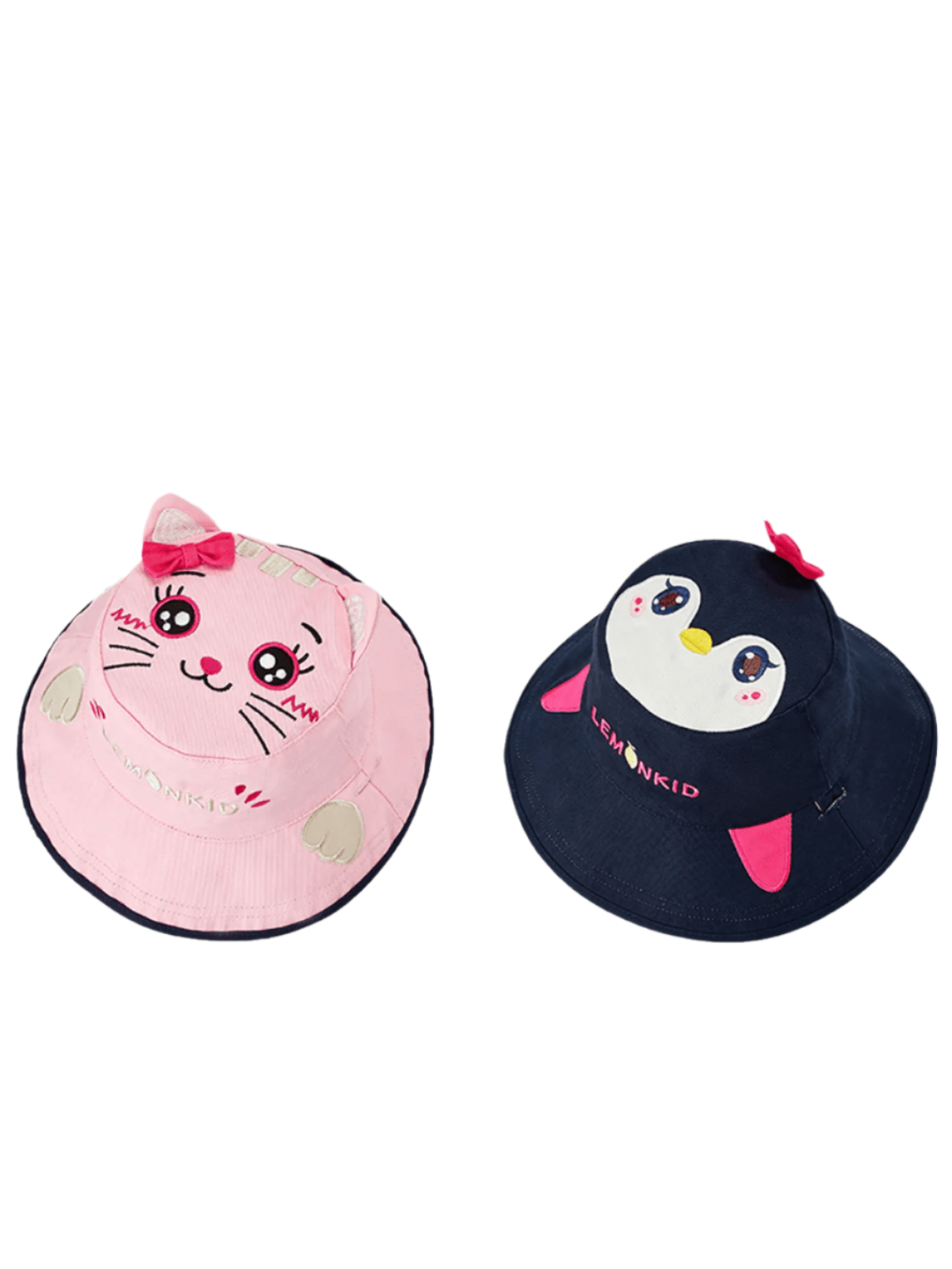 Little Surprise Box Dual Side Reversible Sun Hat with UPF50+ for Toddlers& Kids - LSB - CAP - PINKREVERSE