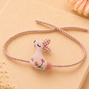 Little Surprise Box, Dual style Rakhi & broach Clip for Kids - White Rakhi Gift