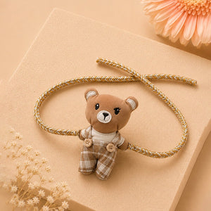 Little Surprise Box, Dual style Rakhi & broach Clip for Kids - Brown Rakhi Gift