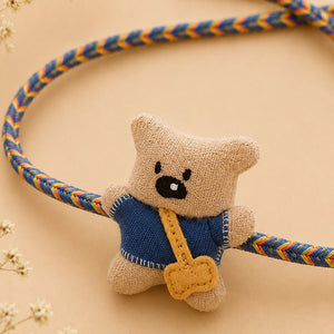 Little Surprise Box, Dual style Rakhi & broach Clip for Kids - Beige Rakhi Gift