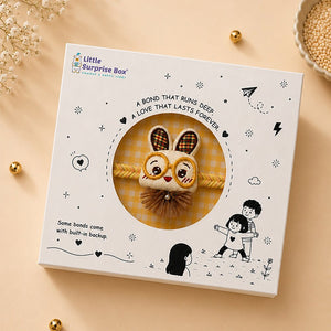 Little Surprise Box, Dual style Rakhi & broach Clip for Kids - Multi Rakhi Gift