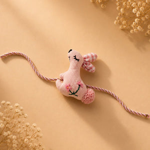 Little Surprise Box, Dual style Rakhi & broach Clip for Kids - White Rakhi Gift