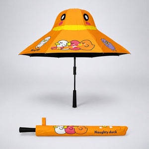 Little Surprise Box Ducklings Umbrella - 5-12 Years Monsoon Wear