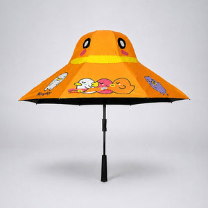 Little Surprise Box Ducklings Umbrella - 5-12 Years Monsoon Wear
