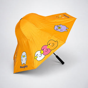 Little Surprise Box Ducklings Umbrella - 5-12 Years Monsoon Wear