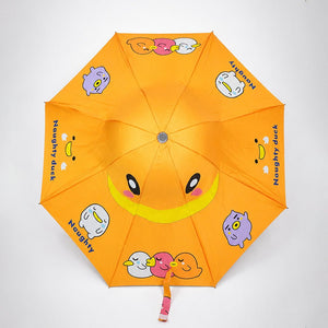 Little Surprise Box Ducklings Umbrella - 5-12 Years Monsoon Wear