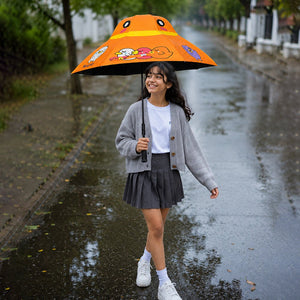 Little Surprise Box Ducklings Umbrella - 5-12 Years Monsoon Wear