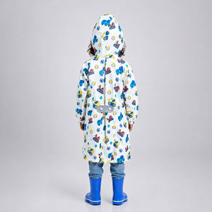Little Surprise Box Dumper Construction Raincoat | The Mom Store - S Kids Raincoat
