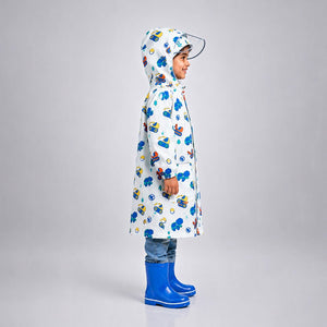 Little Surprise Box Dumper Construction Raincoat | The Mom Store - S Kids Raincoat