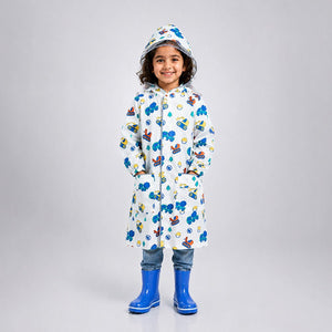 Little Surprise Box Dumper Construction Raincoat | The Mom Store - S Kids Raincoat