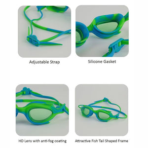 Little Surprise Box Fishtail Swim Goggles | The Mom Store - 3 - 8 years Swim Goggles