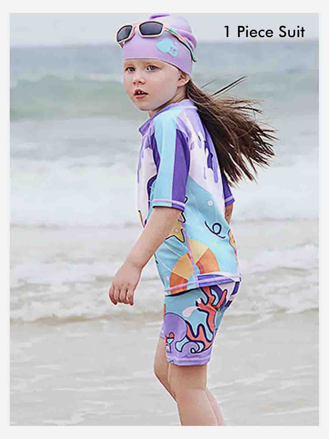 Little Surprise Box Flamingo Float Unicorn Swimwear for Kids & Toddlers - LSB - SW - KKFLAMGOUNI110