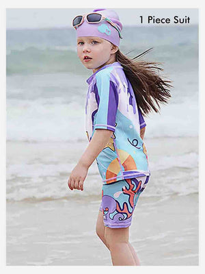 Little Surprise Box Flamingo Float Unicorn Swimwear for Kids & Toddlers - LSB - SW - KKFLAMGOUNI110