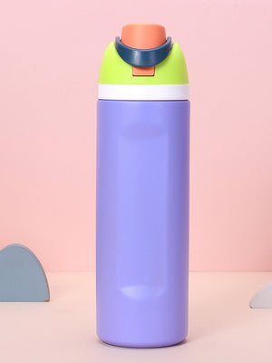 Little Surprise Box Flip Lid styled Premium Stainless steel Double Wall Bottle for Office, Gym and School, 750ML - Lavender