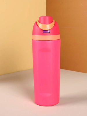 Little Surprise Box Flip Lid styled Premium Stainless steel Double Wall Bottle for Office, Gym and School, 750ML - Fuchsia