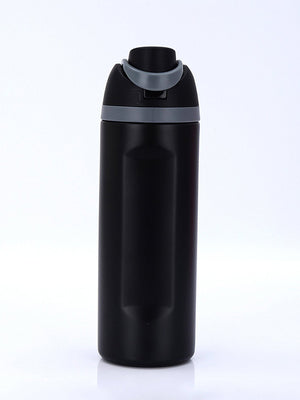 Little Surprise Box Flip Lid styled Premium Stainless steel Double Wall Bottle for Office, Gym and School, 750ML - Black