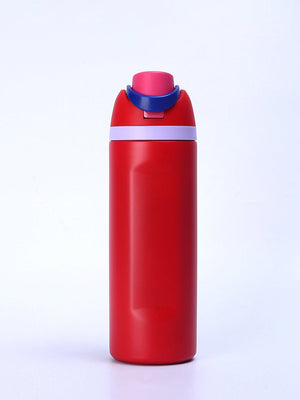 Little Surprise Box Flip Lid styled Premium Stainless steel Double Wall Bottle for Office, Gym and School, 750ML - Red