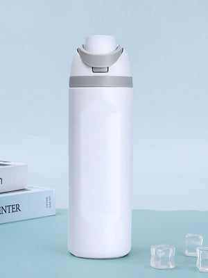 Little Surprise Box Flip Lid styled Premium Stainless steel Double Wall Bottle for Office, Gym and School, 750ML - Black