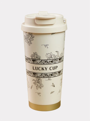 Little Surprise Box Floral Stainless Steel Insulated Detox Infuser Bottle - 520ml - LSB - WB - BLKFLORAL - COFE