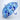 Little Surprise Box, Floral Tile Print Umbrella for Teens & Adults - Blue Umbrella