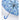 Little Surprise Box, Floral Tile Print Umbrella for Teens & Adults - Blue Umbrella