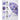 Little Surprise Box, Floral Tile Print Umbrella for Teens & Adults - Purple Umbrella
