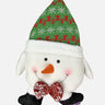 Little Surprise Box Fluffy Christmas Themed Pillow and Soft Toy for Christmas Home Décor - LSB - CMS - SNWMAN - PILW