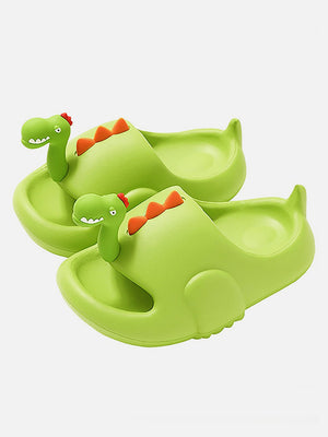 Little Surprise Box Fluorescent 3d Long Neck Dino Slip on Clogs Footwear for Toddlers & Kids - Kids Shoes & Socks
