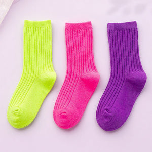 Little Surprise Box Fluoroscent Socks Set | The Mom Store - 2 - 5 Years Kids Socks