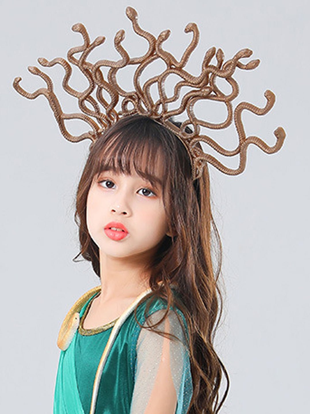 Little Surprise Box Forest Snake Queen Kids Halloween Costume Dress Up - LSB - HWC - SNAKEQUEEN - 4 - 6Y